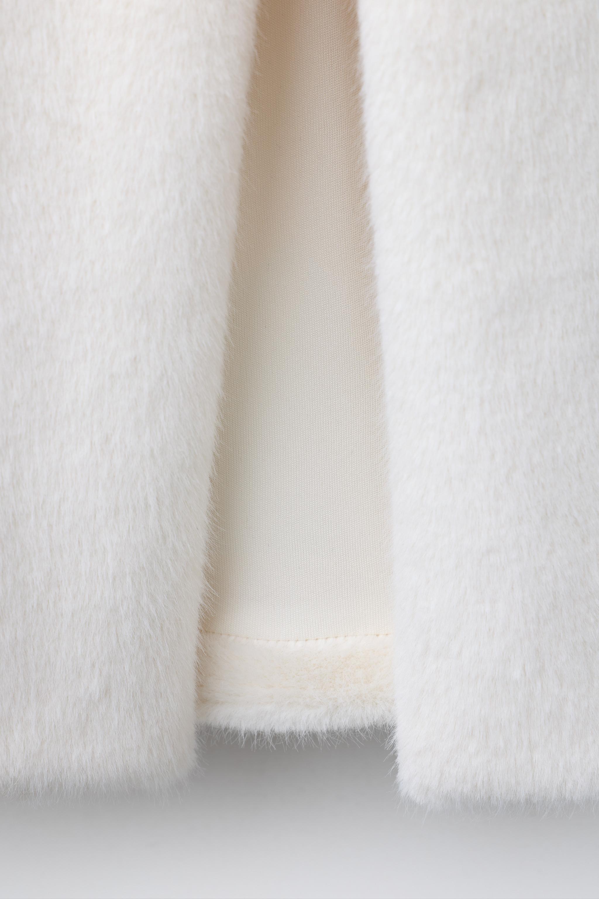 FAUX FUR BOLERO JACKET